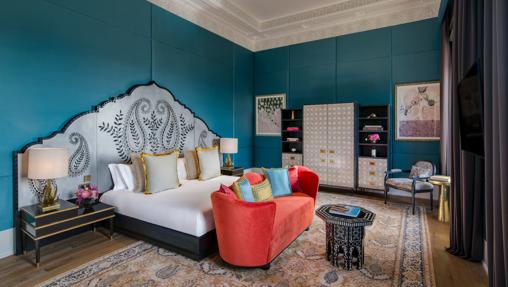 La suite Katara del nuevo hotel de Tánger, el Fairmont Tazi Palace