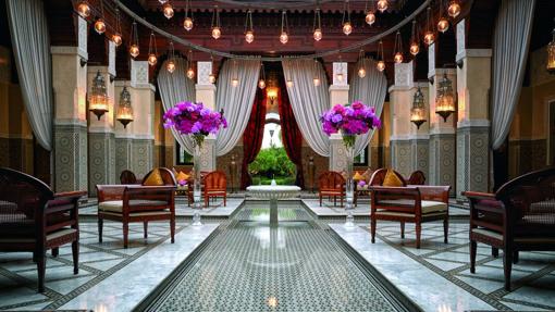 El lobby del Royal Mansour
