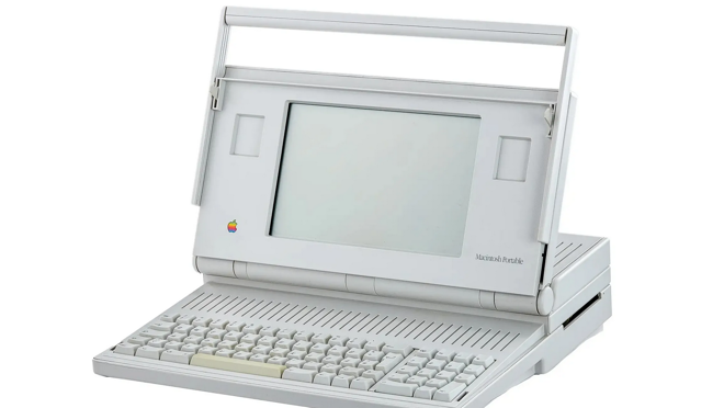 Unidad de demostración portátil Macintosh de 1989