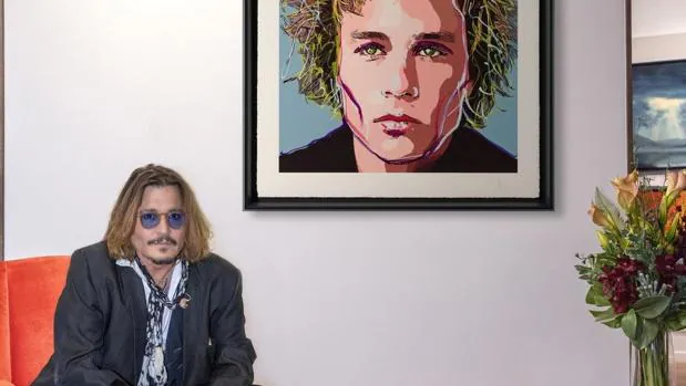 Johnny Depp vuelve a conseguir una jugosa fortuna con su segunda colección de pintura