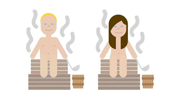 Los emojis de la sauna