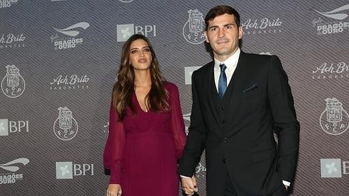 Iker Casillas y Sara Carbonero, durante una gala en Op0rto