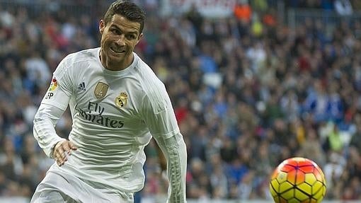 Cristiano Ronaldo, durante un partido con el Real Madrid