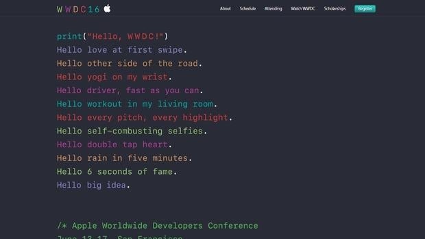 Apple cita a los desarrolladores a su conferencia WWDC que tendrá lugar del 13 al 17 de junio
