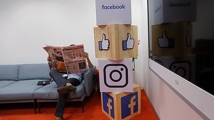 Imagen de la nueva oficina que Facebook acaba de abrir en Bombay