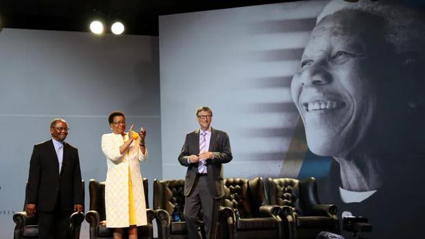 Bill Gates durante un momento del acto