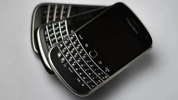 Detalle de un modelo de BlackBerry