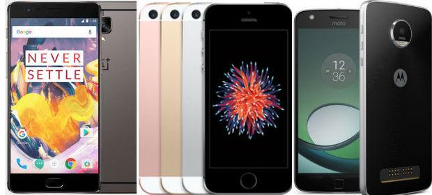 Los mejores «smartphones» de gama media del 2016