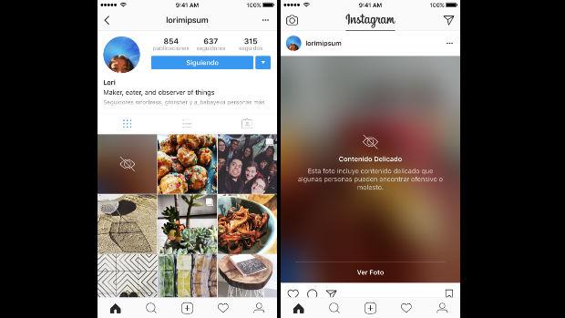 Instagram alertará de contenido «delicado» a los usuarios