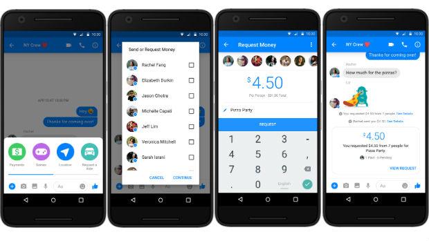 Facebook permite enviar o recibir dinero de amigos en los grupos de Messenger