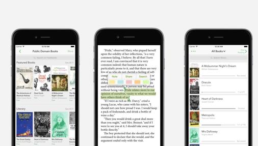 Aplicaciones para leer libros electrónicos