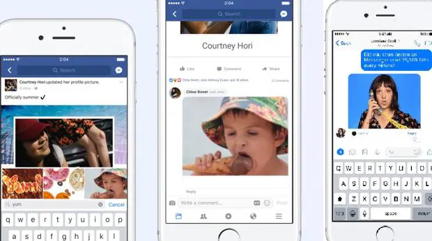 Facebook permite (poir fin) a los usuarios poner animaciones GIF en los comentarios