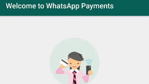 Captura de pantalla de WhatsApp Payments