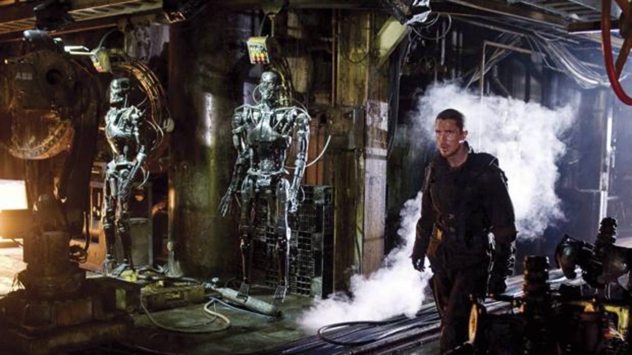 Christian Bale, en un fotograma de la película «Terminator Salvation»
