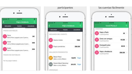 Aplicaciones para compartir gastos y evitar piques por el dinero