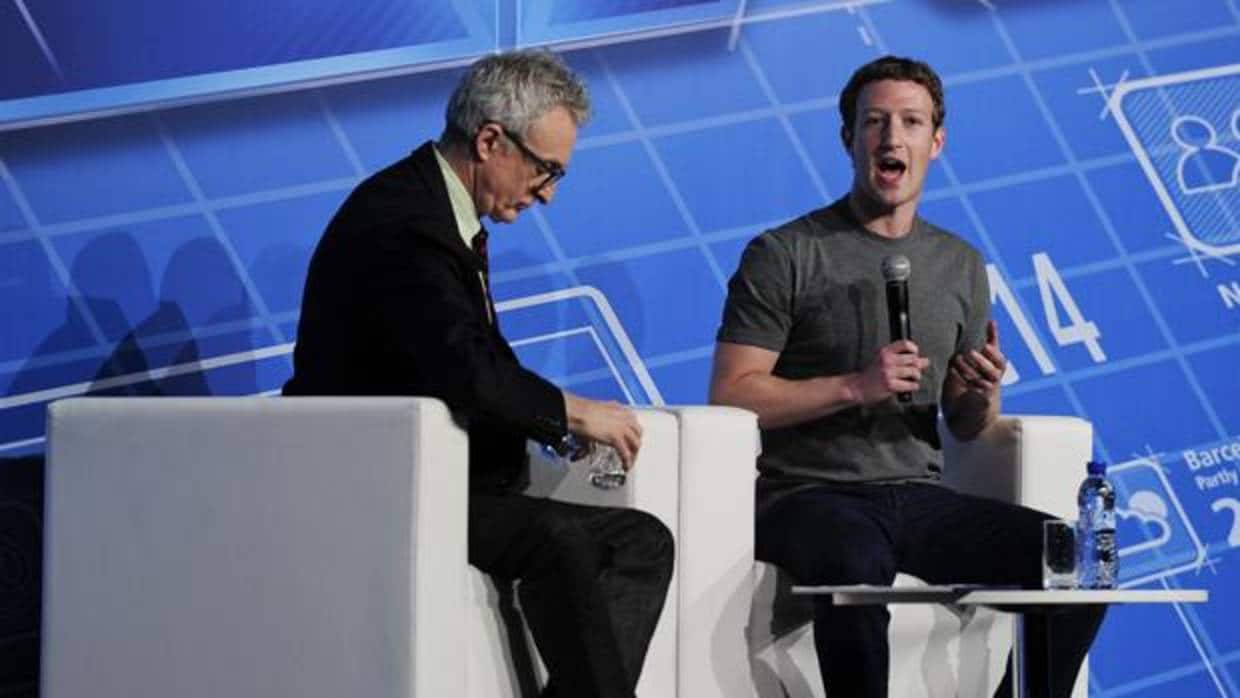Mark Zuckerberg, fundador de Facebook, durante una comparecencia