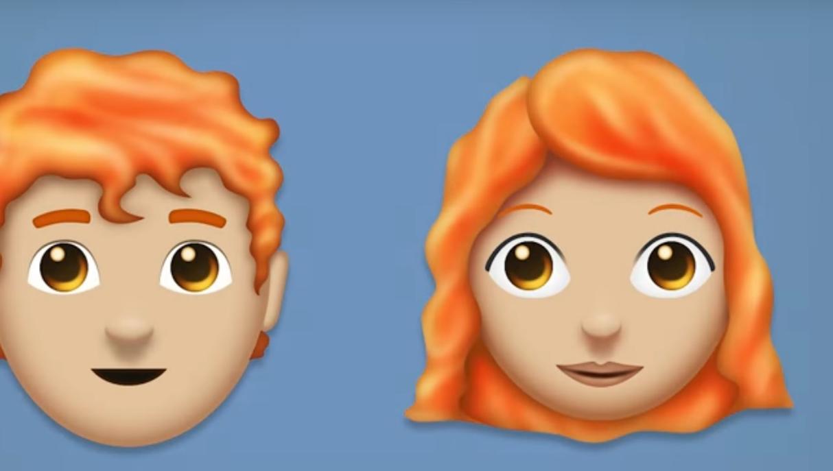 Una demanda histórica se hace realidad: llegan los «emojis» pelirrojos