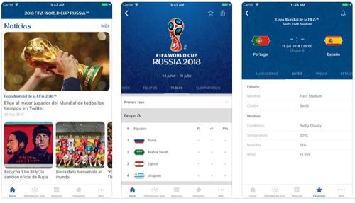 Las mejores aplicaciones para seguir el Mundial de Fútbol de Rusia