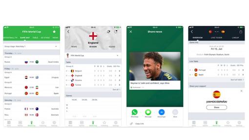 Las mejores aplicaciones para seguir el Mundial de Fútbol de Rusia