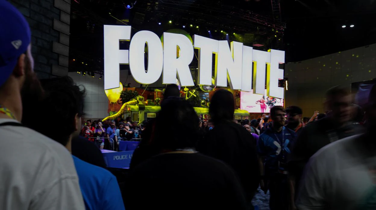 El stand de «Fortnite» durante la feria E3