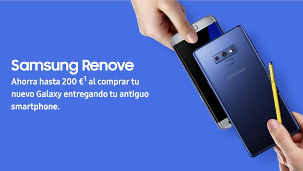 Así es el plan Renove de Samsung para hacerse con el Galaxy Note 9