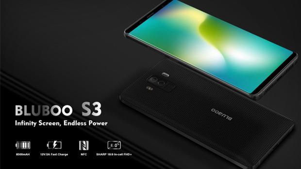 Bluboo S3, con batería de 8.500 mAh para usar como powerbank