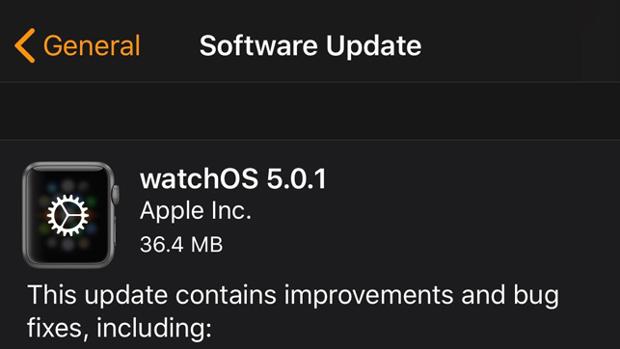 Apple lanza watchOS 5.0.1