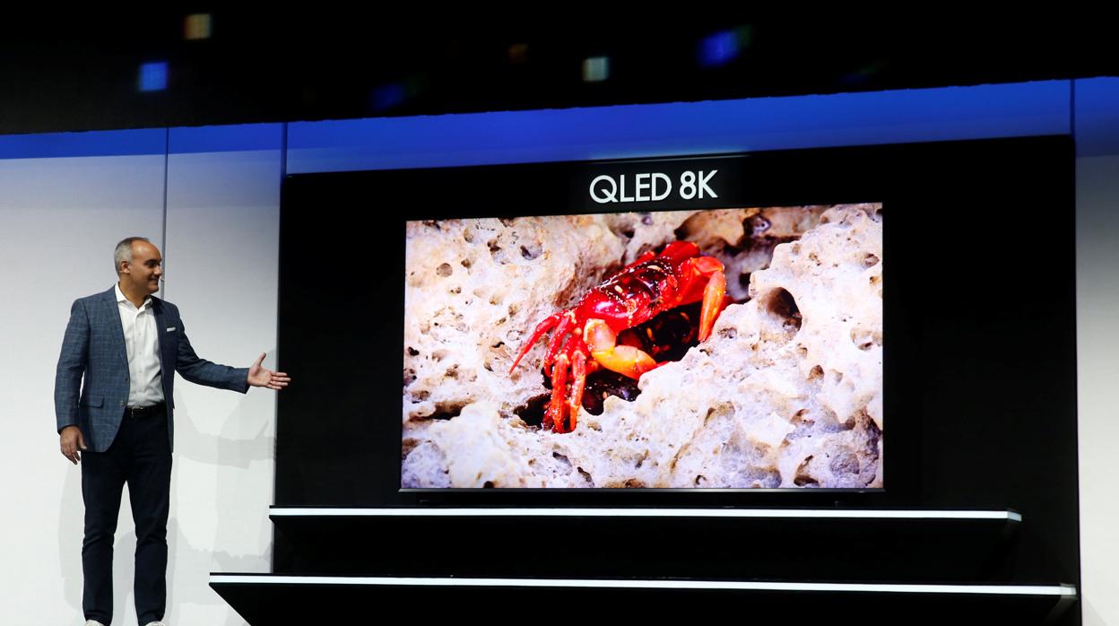 Samsung presenta un televisor QLED con 8K de resolución