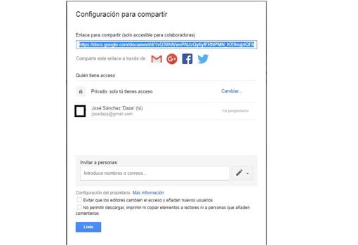 Google Drive: cómo compartir fotografías y archivos PDF