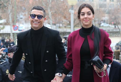 Georgina Rodríguez junto a Cristiano Ronaldo