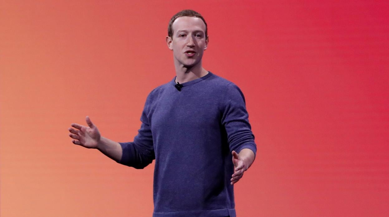Mark Zuckerberg, director ejecutivo de Facebook, durante una intervención pública