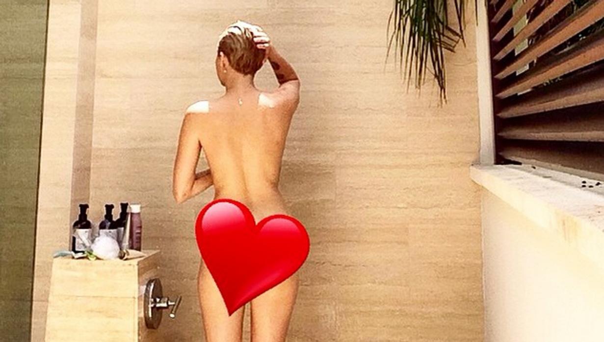 Captura de una imagen reciente de la actriz y cantante Miley Cyrus en su perfil