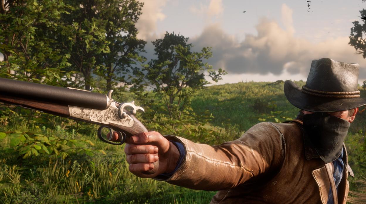 Detalle de Arthur Morgan, personaje principal del videojuego «Red Dead Redemption II»