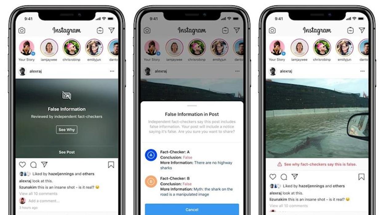 El nuevo truco de Instagram para acabar con el contenido falso en la red social