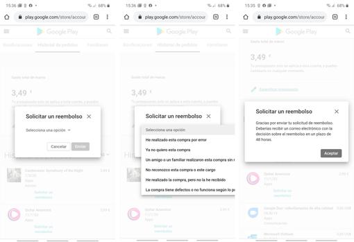 Pedir reembolsos en Google Play: cómo devolver apps y juegos