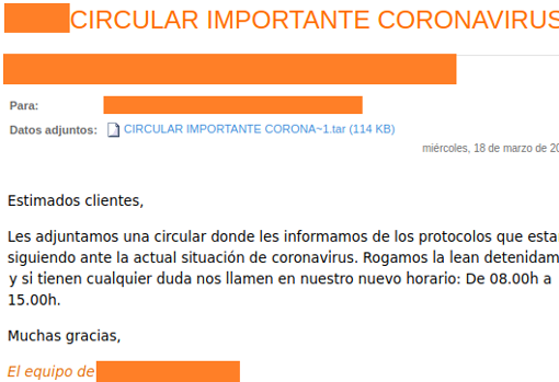 Cuidado: si recibes alguno de estos correos sobre el coronavirus te están intentando robar