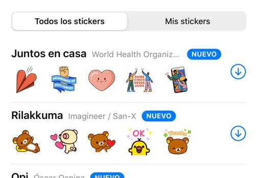 Cómo descargar los nuevos «stickers» de WhatsApp y la OMS sobre la cuarentena