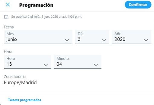 Cómo programar el envío de mensajes en Twitter