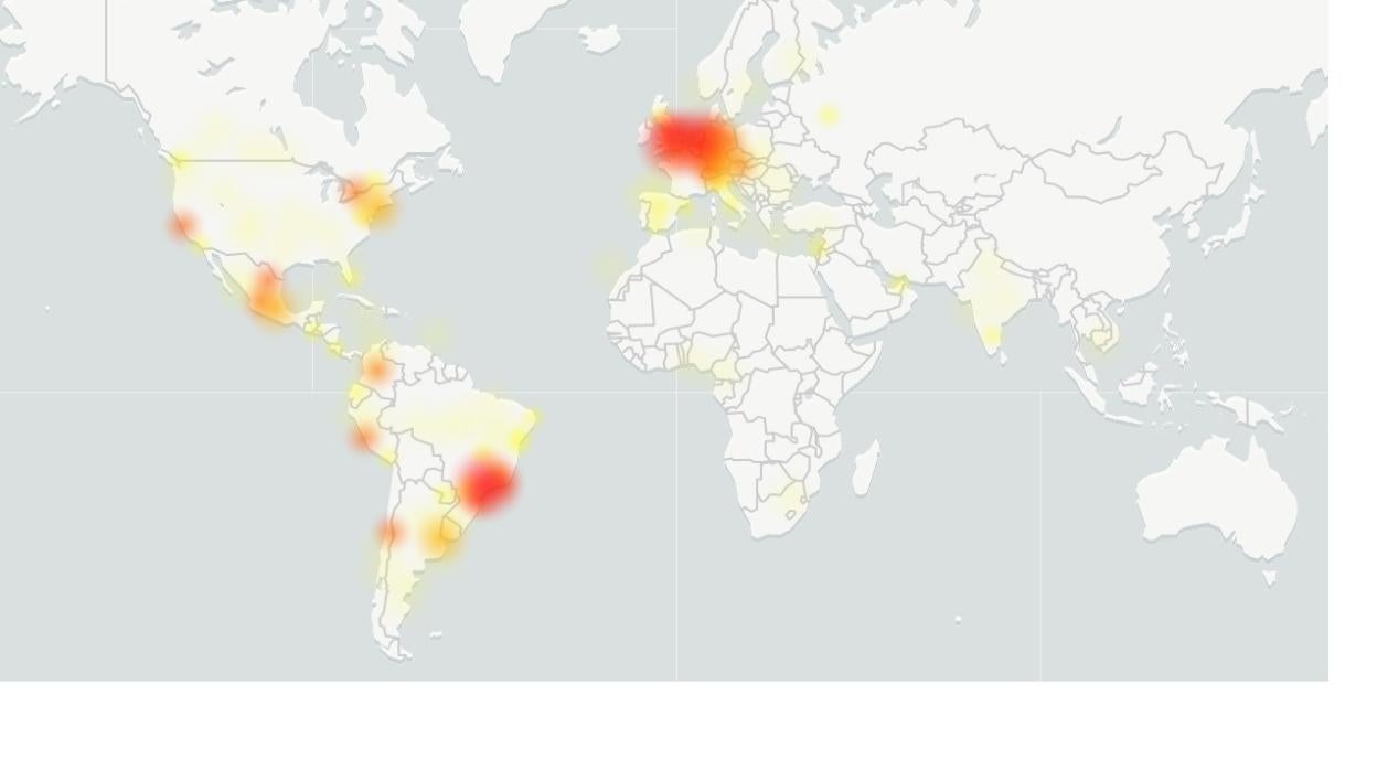 Captura de los fallos localizados de WhatsApp