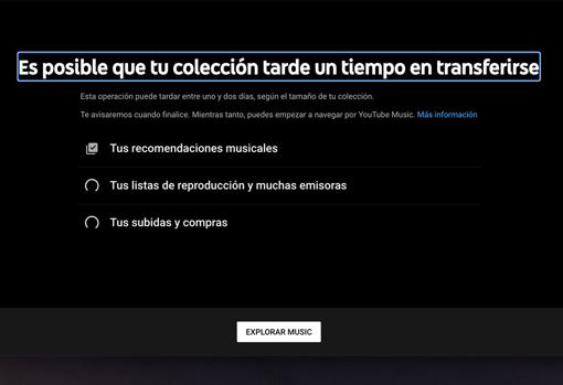 Cómo pasar tu colección de Google Play Música a YouTube Music