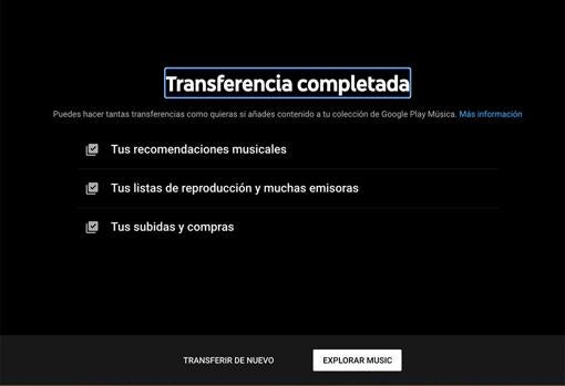 Cómo pasar tu colección de Google Play Música a YouTube Music