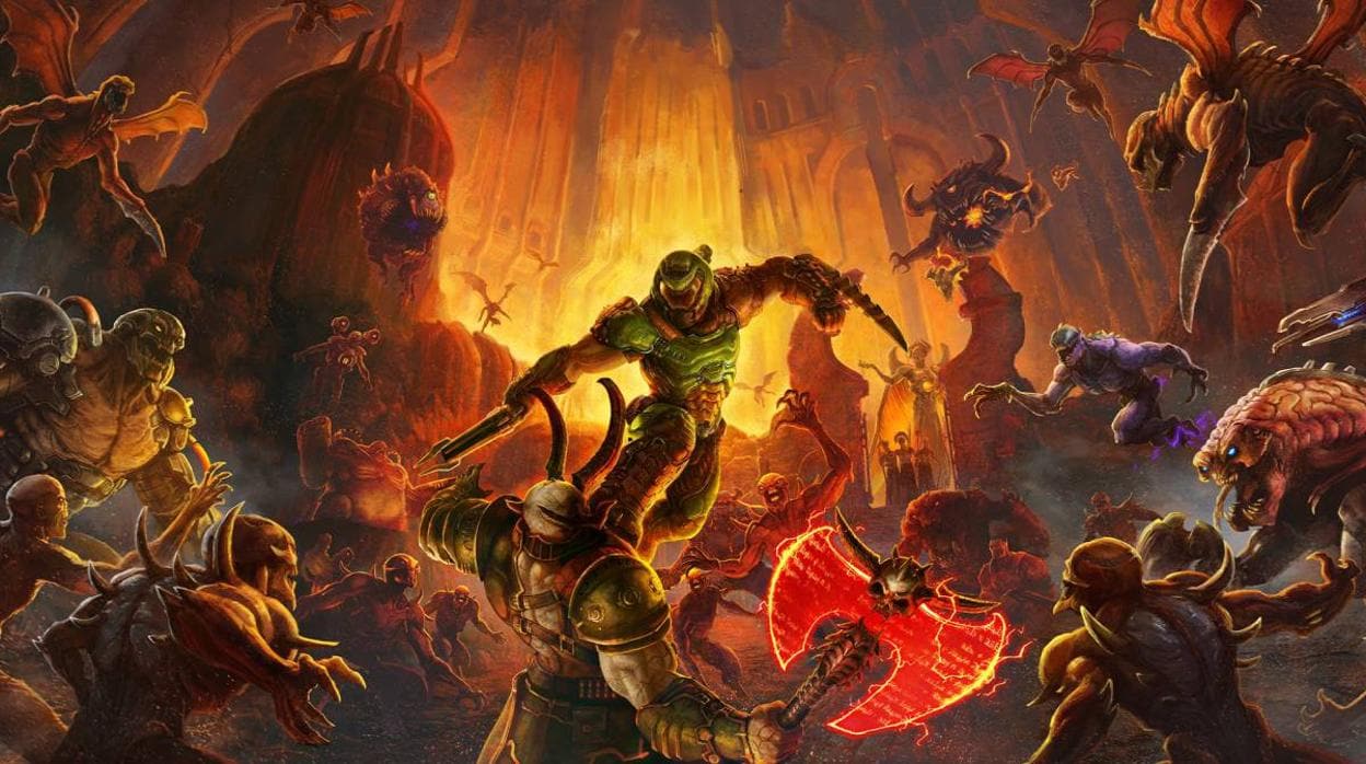 Imagen promocional de «Doom: Eternal»