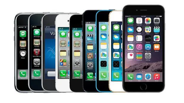 iPhone: así ha evolucionado la perla de Apple a lo largo de los años