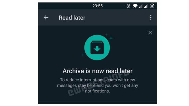 El modo vacaciones de WhatsApp permitirá silenciar chats con la función ‘leer más tarde’