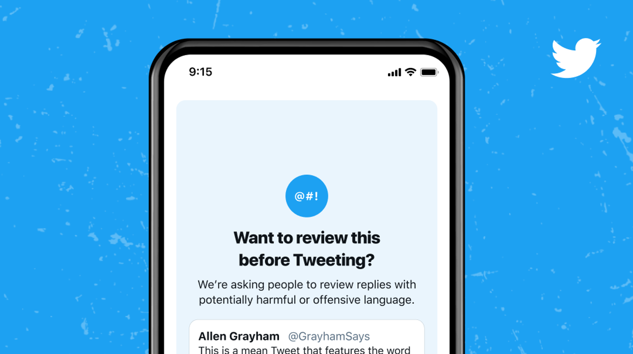 Twitter comienza a mostrar alertas a los usuarios que emplean un lenguaje ofensivo en sus respuestas