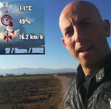 José Rey, aficionado a la meteorología