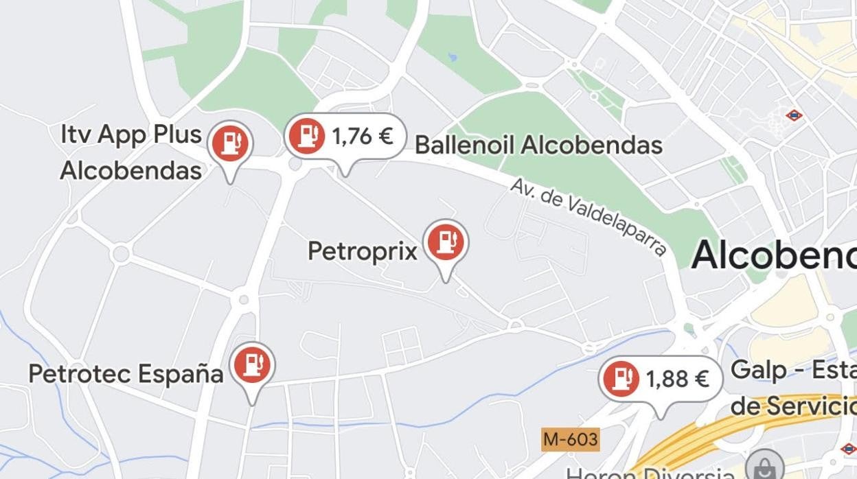 El truco de Google Maps para encontrar la gasolina más barata