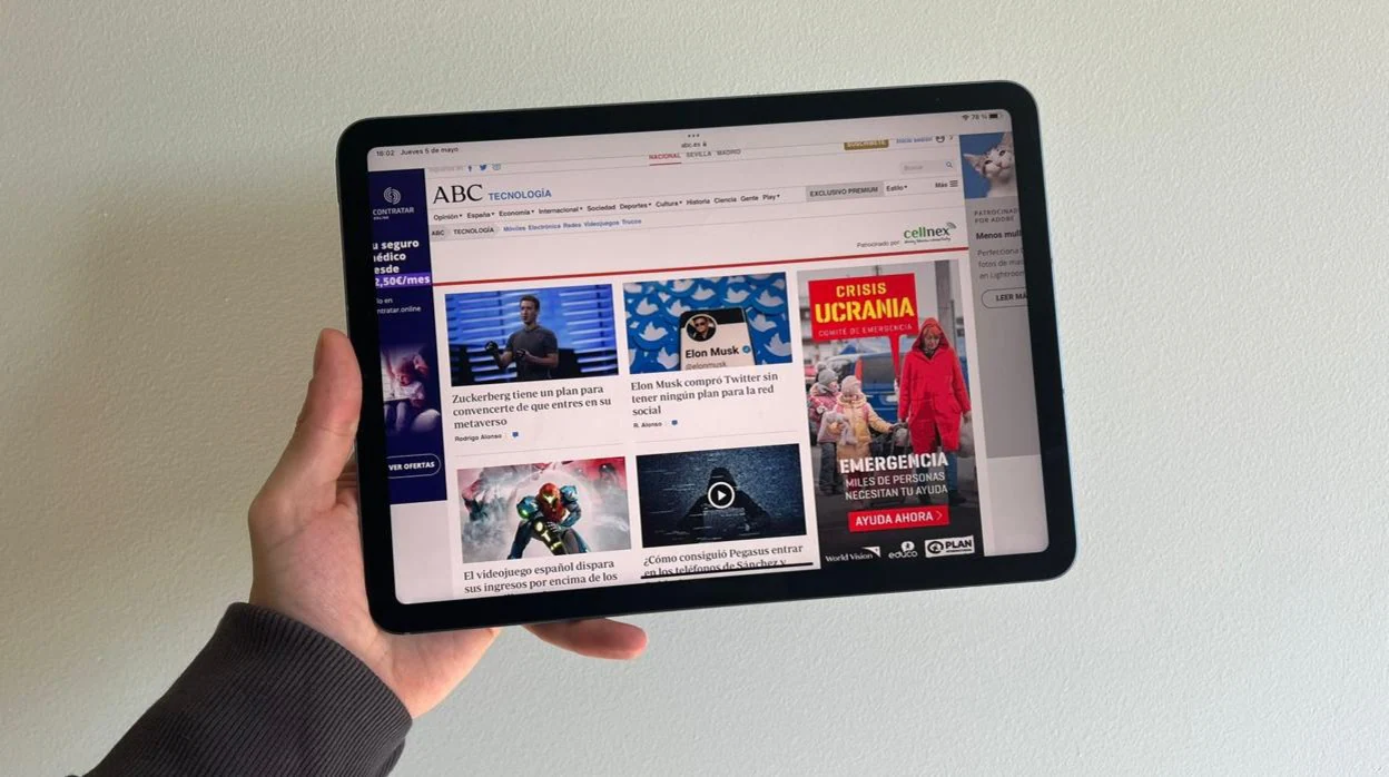 Esta es la tablet iPad Air de 2022 y 256GB más barata