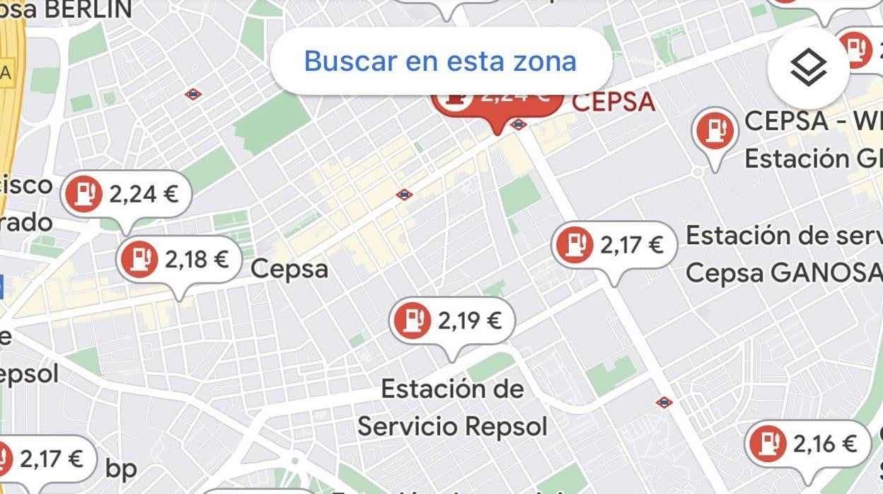 Trucos para encontrar gasolina barata y organizarte el verano con Google Maps