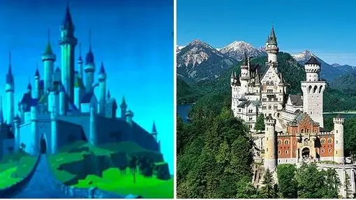 Castillos y templos que de verdad inspiraron a Disney